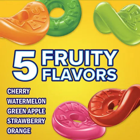 Life Savers 5 Flavors Gummy Candy 3.25oz Bag