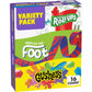 Fruit Roll-Ups, Fruit by the Foot, Gushers, Snacks Variety Pack, 5oz 16 ct